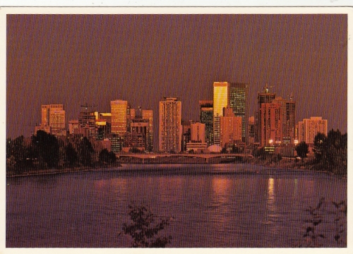Calgary, Alberta, at Night ngl F4963