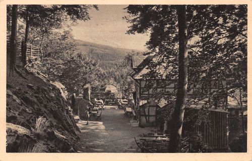 Hartenstein Försterhaus Prinzenhöhle, Posthilfstempel gl1937 197.928