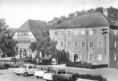 Hartenstein im Erzgebirge Ernst-Thälmann-Platz gl1978 197.941