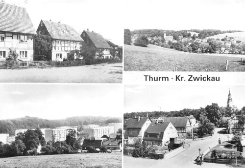 Thurm (Kr. Zwickau) Mehrbildkarte gl1985 197.954