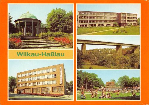 Wilkau-Haßlau Mehrbildkarte gl 197.963