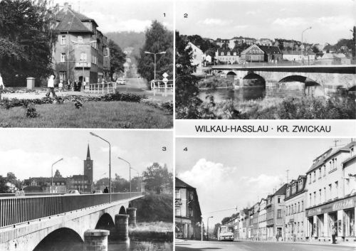 Wilkau-Haßlau Mehrbildkarte gl1980 197.964