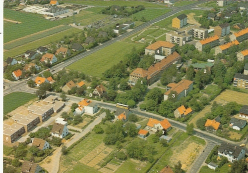 Minden, Westf., Diakonissenheim Salem-Köslin, Luftbild ngl F6625