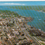 Kiel, Luftbild mit Hauptbahnhof ngl F7480
