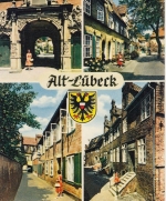 Alt-Lübeck, Mehrbildkarte gl1966? F7988
