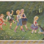 Ich geh durch einen grasgrünen Waldund ... gl1904 F7999