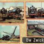 Zwickau i. Sa. Mehrbildkarte Eisenbahn ngl 198.082