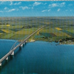 Insel Fehmarn, Brücke über den Fehmarnsund ngl F8172