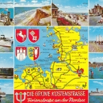 Die grüne Küstenstraße an der Nordsee, Mehrbildkarte ngl F8378