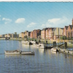 Bremen, Die Weser gl1966 F8379