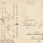 Dame im Garten gl1918 F9069