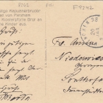Bruder Konrad von Parzahn (Altötting?) glum 1910? F9242
