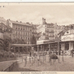 Karlsbad, Stadtpark mit Gartenzeile gl1932 F9420