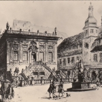 Alt-Leipzig, Handelsbörse am Naschmarkt ngl F9426