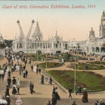 London,Coronation Exhibition 1911, Court of Arts ngl F9481