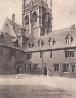 Oxford, Merton Colllege, Quad ngl F9559