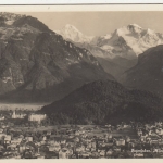 Interlaken mit Mönch und Jungfrau ngl F9918
