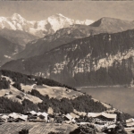Beatenberg, Thunersee, Schreckhorn u.a. ngl F9942