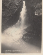 Gütle (Dornbirn), Vorarlberg, Rappenlochschlucht glum 1930? F9970