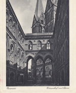 Bremen, Börsenhof mit Dom glum 1942? G0132