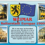 Weimar, Kulturstadt Europas 1999, Mehrbildkarte ngl G0566
