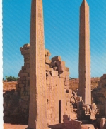 Ägypten: Karnak, Obelisks of Thotmes III and Queen Hatschepsut ngl G0580
