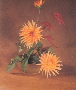 Dahlien-Gesteck ngl G0691