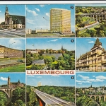 Luxembourg, Mehrbildkarte ngl G0734