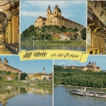 Stift Melk an der Donau, Mehrbildkarte ngl G0773