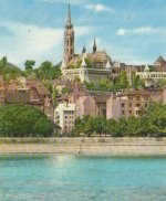 Budapest, Budai Látkép a Mátyás-templommal gl1969 G0865