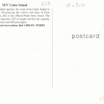 North Carolina Ferry System, "M/V Cedar Island" ngl G0913