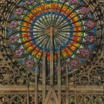 Straßburg Münster Rosettenfenster ngl 136.387