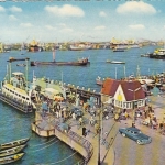 Amsterdam, Ansicht vom "Y" glum 1960? G1127