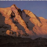 Kärnten, Alpenglühen am Großglockner ngl G1146