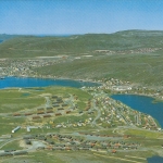 Norge, Hammerfest, Utsikt over byen ngl G1334