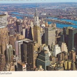 Isle of Manhattan, looking northeast from the Empire State Building gl1976 G1411