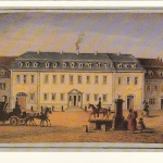 Weimar, Goethe-Haus am Frauenplan um 1850 ngl G1499