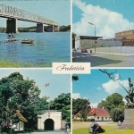 Lillebaeltsbroen, Fredericia, Raadhuset, Mehrbildkarte gl1973 G1578