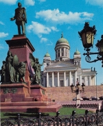 Helsinki, Tuomiokirkko ja Alexander II Staty gl1977 G1590