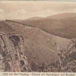 Bad Harzburg, Eckertal mit Rabenklippen und Brocken ngl G2130