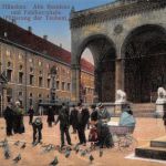 München Feldherrenhalle Taubenfütterung Alte Residenz ngl 199.164