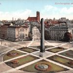 München Karolinenplatz mit Obelisk ngl 199.180