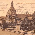 München Nationalmuseum und Hubertusbrunnen gl1925 199.190