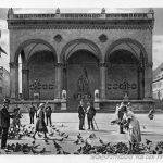 München Feldherrenhalle Taubenfütterung gl1938 199.238