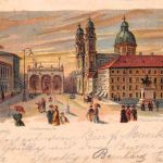München Odeonsplatz Feldherrenh.Th.Kirche gl1899 199.239