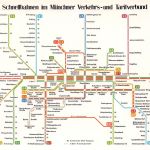 München Linienplan Münchner Schnellbahnen ngl 199.244