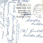 München Ostern 1959 Humorkarte gl1959 199.307
