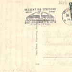 München Stempel: "Besucht die deutsche Siedlungsausstellung" gl1934 199.310