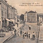 Frankreich 54 Badonviller Grande-Rue et route d`Allarmont ngl 198.366