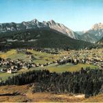 Seefeld gegen Ahrnspitzen und Karwendel gl1959 199.409
